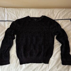 NWT Black sweater with sparkly threads.